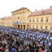 (FOTO) Veliki ispraćaj maturanata u Osječko-baranjskoj županiji: Quadrilla i milenijska fotografija u čast Pape Franje