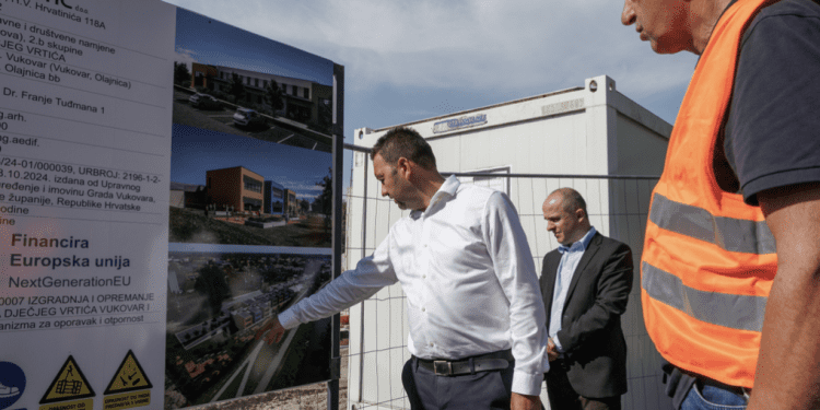 Gradonačelnik Pavliček obišao radove: Vukovar dobiva moderan vrtić vrijedan više od 6 milijuna eura”