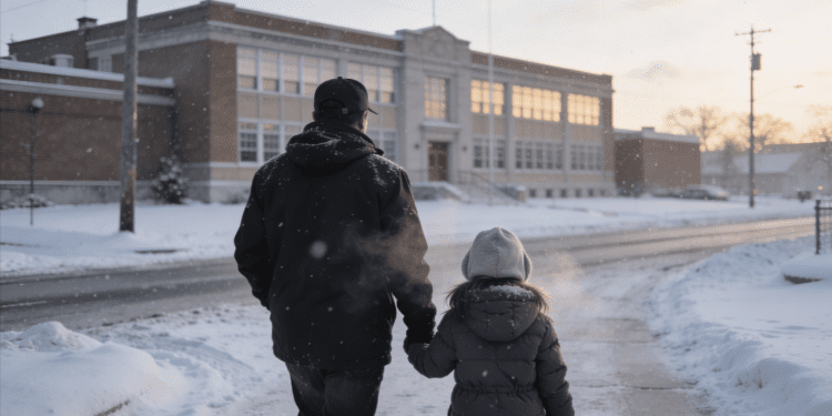 Dobri Samaritanac” iz Detroita: slučajni prolaznik dopratio do škole 6‑godišnju djevojčicu koja je sama hodala kroz mećavu