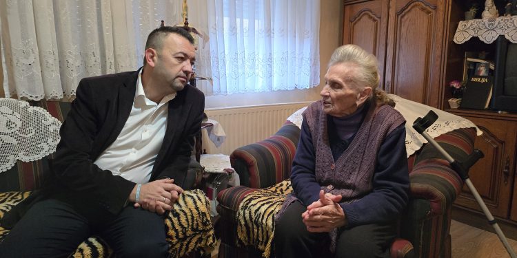 Poštovanje i sjećanje: Gradonačelnik Pavliček posjetio Anu Bzdek, majku heroja Ivana Ivanike