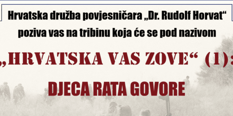 „Hrvatska vas zove“ – serija tribina povodom 35 godina od početka Domovinskog rata