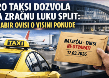 Zračna luka Split raspisala natječaj za taksiste: 120 dozvola za stajalište na Resniku, presudit će visina ponude