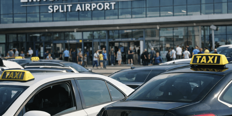 Zračna luka Split uvodi red među taksiste: Manje prijava, veće cijene i kraj preprodaje dozvola