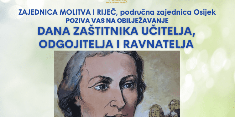 Dan učitelja u Osijeku u organizaciji Zajednice Molitva i Riječ donosi snažne poruke o odgoju