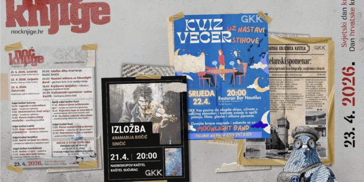 Noć knjige u Kaštelima: Tri dana kulture, kvizova i zavičajnih priča u Gradskoj knjižnici Kaštela