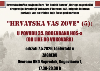 Dolaze heroji HOS-a: Zagreb domaćin velike tribine povodom 35. obljetnice – svjedočanstva koja ne smijemo zaboraviti