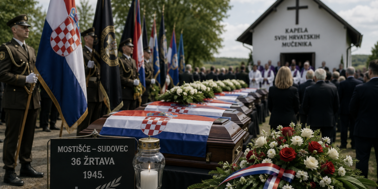 Medved i Penava na posljednjem ispraćaju 36 žrtava iz Mostišća: Dostojanstveni pokop žrtava komunističkih zločina u Možđencu u subotu