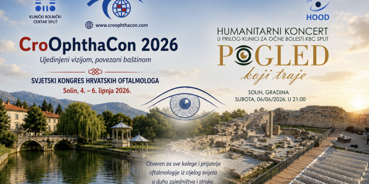 Solin domaćin svjetskog kongresa hrvatskih oftalmologa: CroOphthaCon 2026 i veliki humanitarni koncert za KBC Split