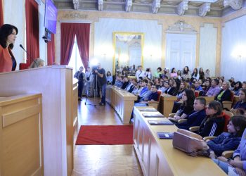 FOTO Županica Nataša Tramišak dodijelila priznanja najboljim osnovnoškolcima i srednjoškolcima