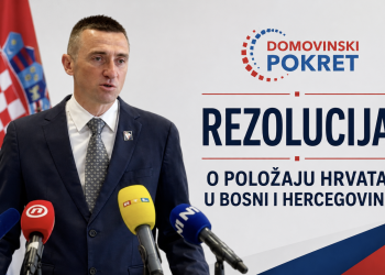 Domovinski pokret predstavio Rezoluciju o Hrvatima u BiH: Traži se pravo veta i kraj preglasavanja Hrvata