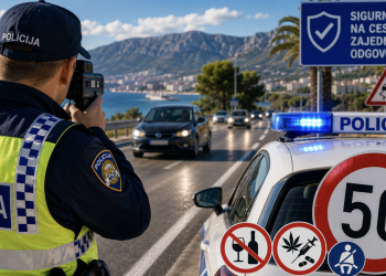 Pojačane kontrole prometa ovog vikenda u Splitsko-dalmatinskoj županiji: Policija cilja na vozače pod utjecajem alkohola i droga