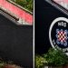 VIDEO Rijeka uklonila grb HOS-a s murala, branitelji i Armada ga ekspresno vratili