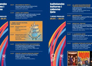 Kaštelansko kulturno i zabavno ljeto: Tjedan glazbe, kazališta, folklora i ljetnih fešti