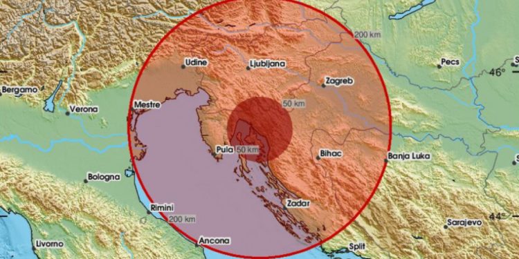 Umjeren potres kod Novog Vinodolskog