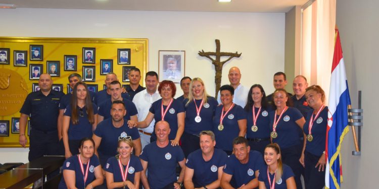 Održan prijem za kaštelanske vatrogasce nakon velikog uspjeha na Vatrogasnoj olimpijadi