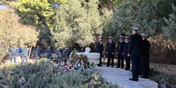 Na Kašjunima obilježena 35. obljetnica pogibije prvog poginulog pripadnika HRM-a
