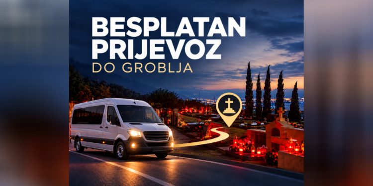 Grad Kaštela osigurao besplatan prijevoz do gradskih groblja za blagdan Svih svetih