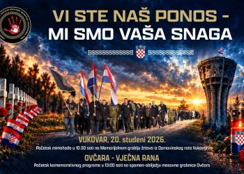 Vukovar se 20. studenoga prisjeća žrtava Ovčare: Održavaju se 19. mimohod i komemoracija