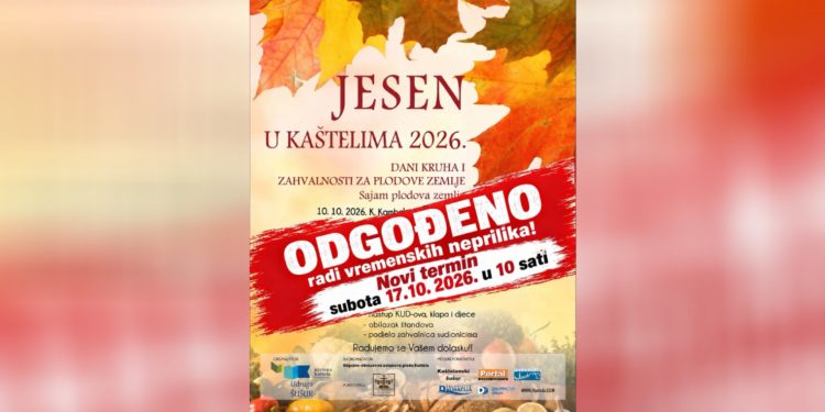 Zbog najave lošeg vremena odgođeni Dani kruha u Kaštelima
